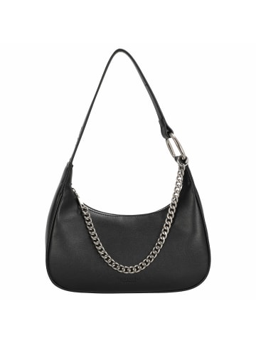 Seidenfelt Naantali - Schultertasche 24 cm (black) in schwarz