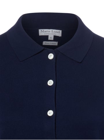 Marie Lund Strickjacke in marine - 0001