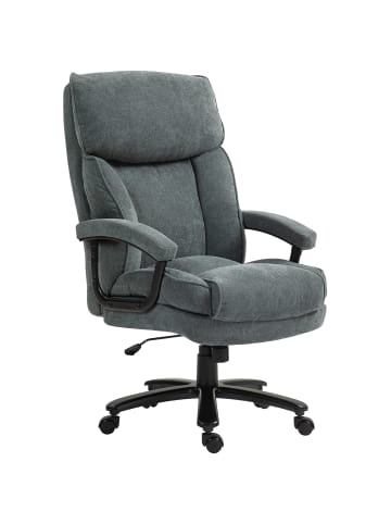 HOMCOM Bürostuhl-68,5L x 79B x 117-125cm-Grau