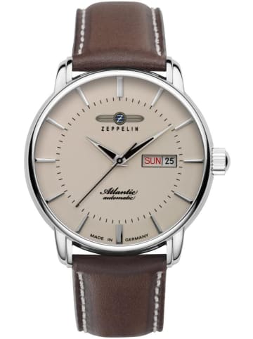 Zeppelin Uhr in Beige