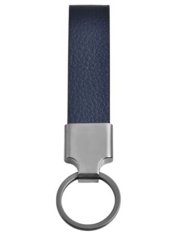 Adeliás Unisex Anhänger – Schlüsselanhänger aus Leder in blau