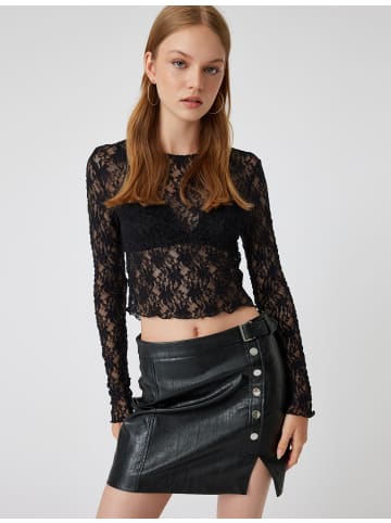 KOTON Bluse in Schwarz