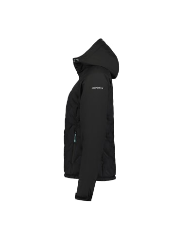 Icepeak Barton Winterjacke Outdoorjacke mit Kapuze in Schwarz