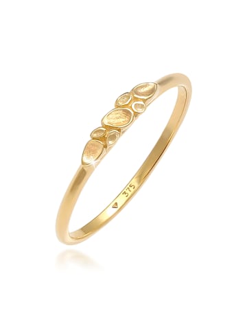 Elli Ring 375 Gelbgold Blume in Gold