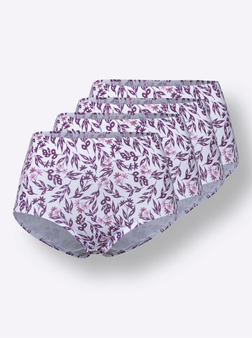 Sieh an! Taillenslip in pflaume-bedruckt