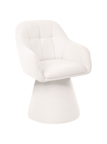 Beliani Esszimmerstuhl LIVONIA in Weiß - (W) 59 x (H) 83 x (L) 62 cm