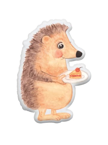 Mr. & Mrs. Panda Dekokissen Igel Kuchenstück ohne Spruch in Weiß