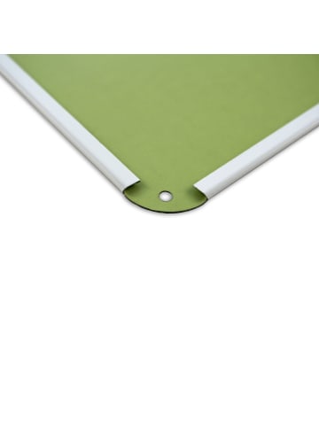 Mr. & Mrs. Panda Wandbild Anker Blau mit Spruch in Gelb Pastell