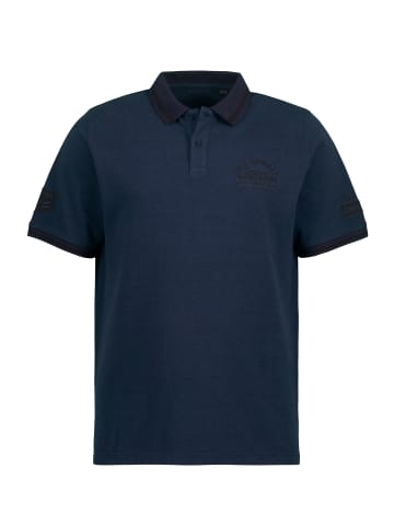 JP1880 Poloshirt in mattes nachtblau