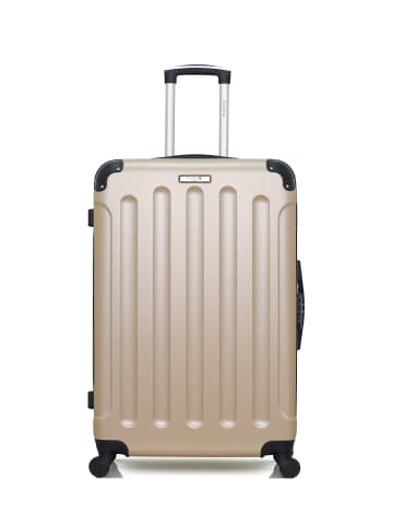 BlueStar Großer Hartschalenkoffer MADRID in Beige (95L)