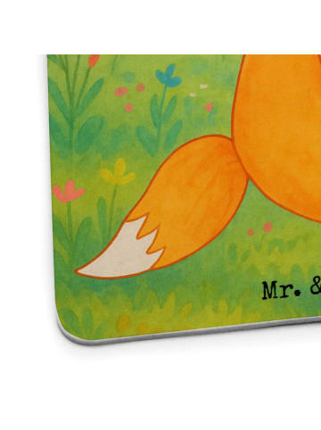 Mr. & Mrs. Panda Tassenuntersetzer Fuchs Blumen Design ohne Spruch in Weiß