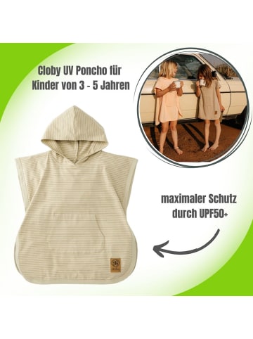 cloby Cloby UV Poncho Größe 3 - 5 Jahre - Farbe: SandyBeach/Olive Green