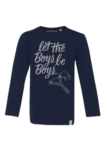 Band of Rascals Longsleeve " Let the boys be boys " in blau