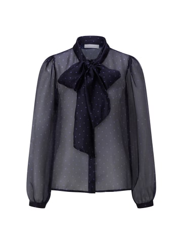 Rich & Royal Schluppenbluse in marine flieder