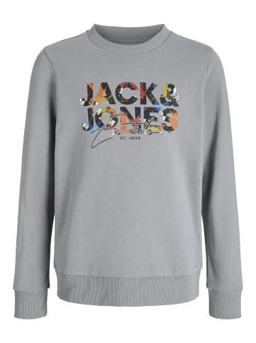 JACK & JONES Junior Sweatshirt JJGEPLAS SWEAT CREW NECK JNR in ultimate grey