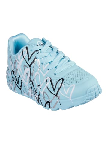 Skechers Sneakers Low UNO LITE - METALLIC LOVE in blau