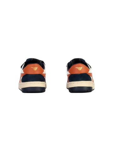 Gola Hawk Strap Kinder-Sneaker aus Leder Weiß