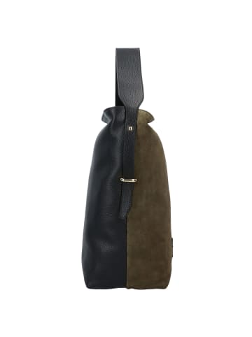 La Martina Adele Schultertasche Leder 38 cm in green