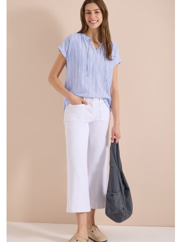 Cecil Striped Structure Blouse in Blouse Blue