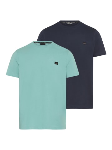 Bruno Banani T-Shirt in marine/hellblau