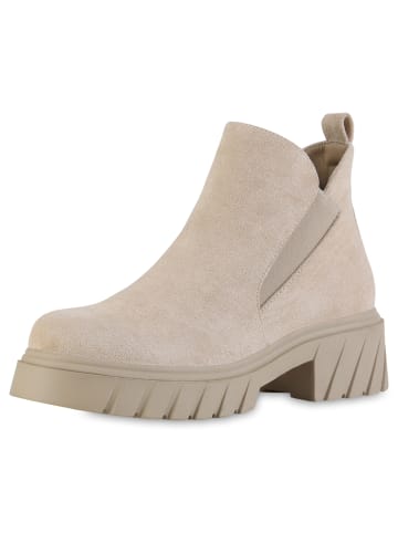 VAN HILL Klassische Stiefeletten Juliet in Beige