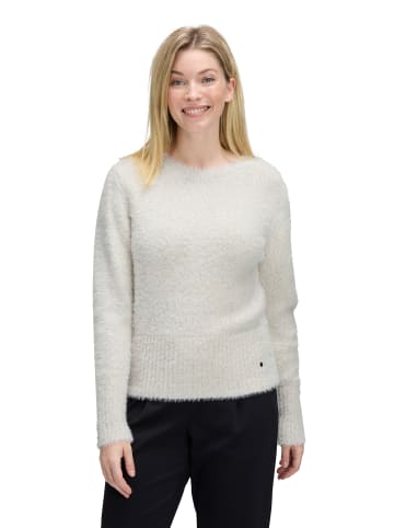 BETTY & CO Strickpullover mit V-Ausschnitt in cream