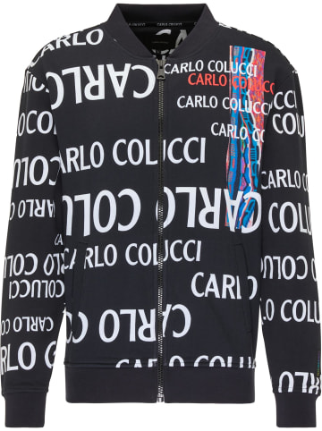 Carlo Colucci Sweatjacke Conforti in Schwarz