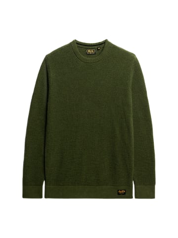 Superdry Strickpullover in grün
