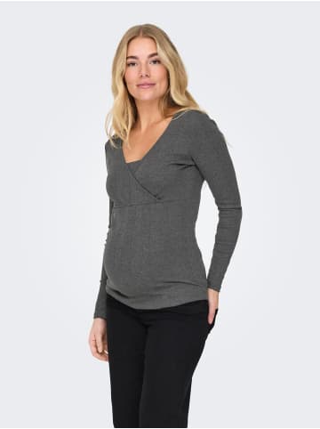 ONLY Top in Dark Grey Melange