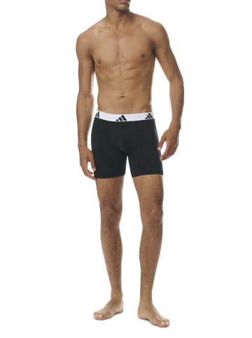 adidas Boxershorts BOXER Brief Basic 3P in Black2