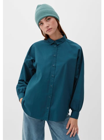 QS Bluse langarm in Petrol