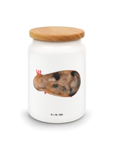 Mr. & Mrs. Panda Teedose Einhorn Meerschweinchen ohne Spruch in Weiß