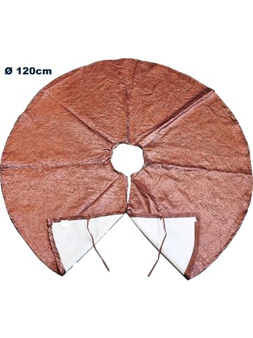 JACK Christbaumdecke Rund Ø 120cm Weihnachtsbaumdecke in Rot