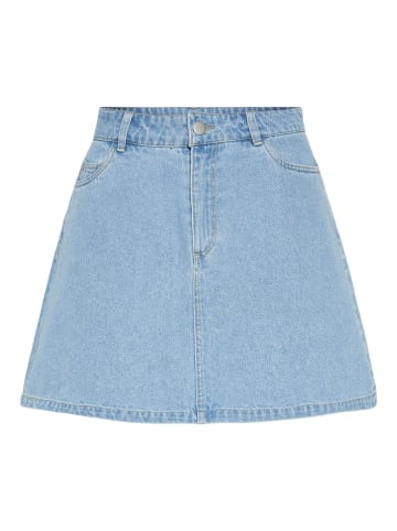 Pieces Jeansrock in Light Blue Denim