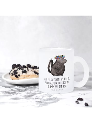 Mr. & Mrs. Panda Pott Stinktier  mit Spruch in Transparent