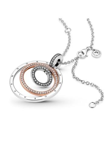 Pandora 14k rosé vergoldete Metalllegierung Kette 60 cm