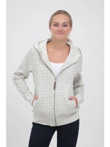 Oxmo Kapuzensweatjacke in grau