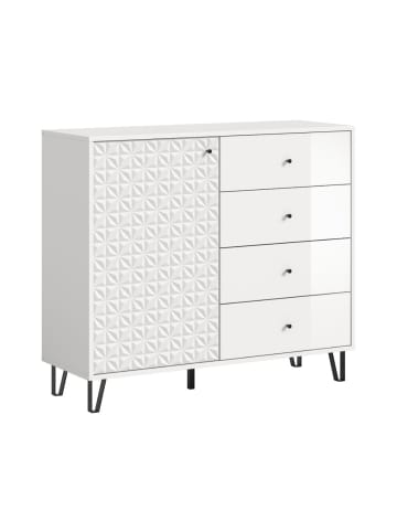 ebuy24 Weiß 110 x 40 cm