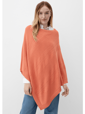 s.Oliver Indoor-Poncho keine Ärmellänge in Orange