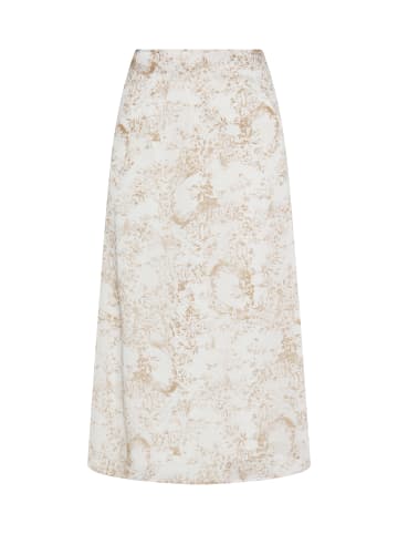 DreiMaster Klassik Damen Rock in Sand Weiss
