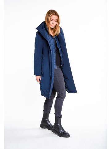 DreiMaster Damen Wintermantel in Dunkelmarine