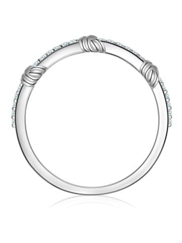 Glanzstücke München Ring aus Sterling Silber mit Zirkonia in silber