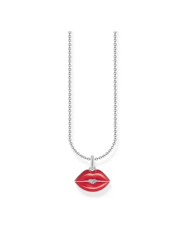 Thomas Sabo Kette in silber, rot