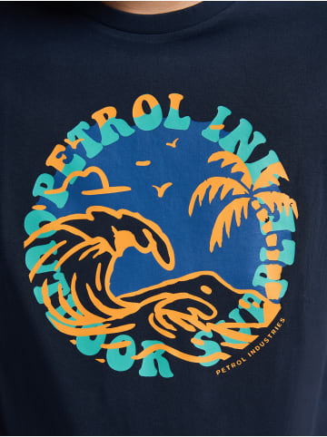 Petrol Industries 2er-Pack Basic-T-Shirt Rundhals Snapper in Mehrfarbig