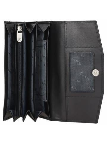 Esquire New Silk - Geldbörse 14cc 19 cm (black) in schwarz