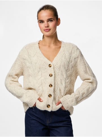 Pieces Strickjacke in Birch