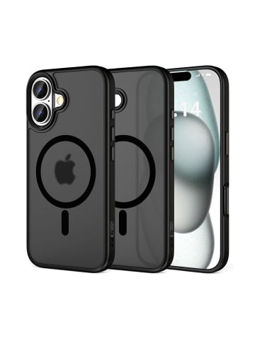 TechProtect TechProtect MagMat magnetisch Hülle iPhone 16 Schwarz in Schwarz