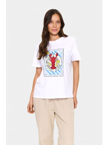 SAINT TROPEZ T-shirt LoriaSZ in Bright White