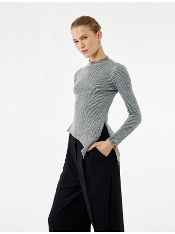 KOTON BLUSE LS in Anthrazit