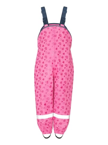 Playshoes Regenlatzhose mit Herzchen in Pink